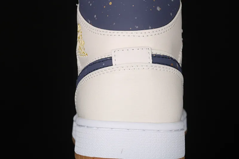 All categories Air Jordan Jordan series basketball shoes Air Jordan 1 Mid Air Jordan 1 Mid AJ1 Joe 1 mid-top raw rubber beige basketball shoes AH6342-104